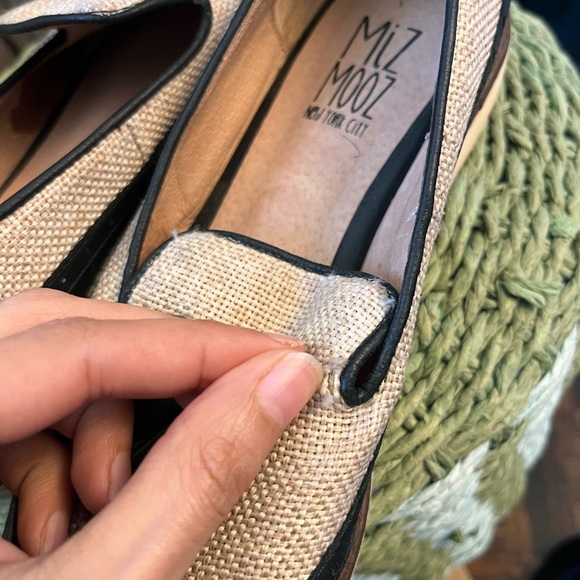 Miz Mooz New York Leather Slip-on Loafers - 6.5/37 - Picture 13 of 13